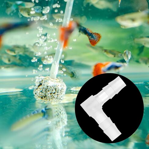 1/4 Inch Hose Barb 90 Degree Elbow Fitting Plastic Elbow L Fitting Equal Barbed Joint Splicer Mender Adapter Union Connector for Boat Aquarium Gas Air (6 Pcs) in Saudi Arabia
