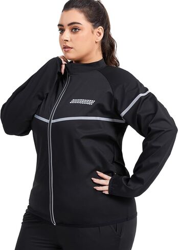 Women's Quick-Dry Fat-Burning Windbreaker Sweat-Accelerating Jackets Vest Comfortable Tummy-Control Outerwear in Saudi Arabia