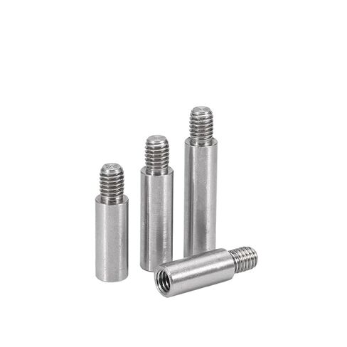 Male to Female Round Standoff Stud M4 M5 M6 M8 M10 303 Stainless Steel Single Head Circular Studs Isolation Columns Screw Connection Column Thread(M10x40x15mm 1pcs) in Saudi Arabia