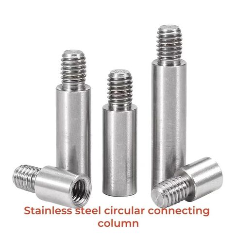Male to Female Round Standoff Stud M2 M2.5stainless Steel Threaded Pillar Male to Female Round Spacing PCB Standoff Spacer Single Head Column(X10mm(L),M2.5 10pcs) in Saudi Arabia