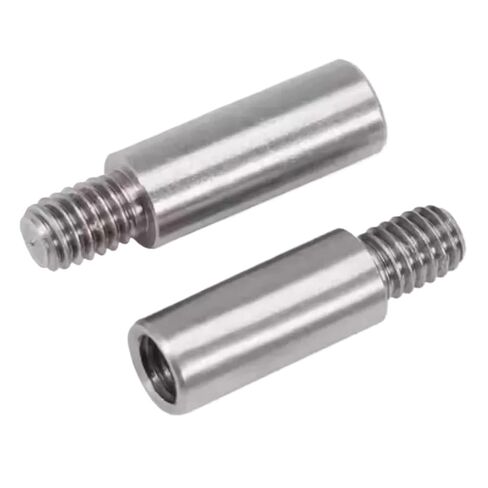 Male to Female Round Standoff Stud M2 M2.5stainless Steel Threaded Pillar Male to Female Round Spacing PCB Standoff Spacer Single Head Column(X10mm(L),M2.5 10pcs) in Saudi Arabia