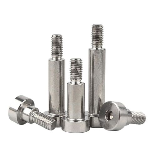 Hex Socket Cap Head Screw 2-10PCS M2.5 M4 Stainless Steel Hex Hexagon Socket Cap Head Shoulder Roller Bearing Stuff Screw Allen Bolt(8mm (L),(D5) M4 5PCS) in Saudi Arabia