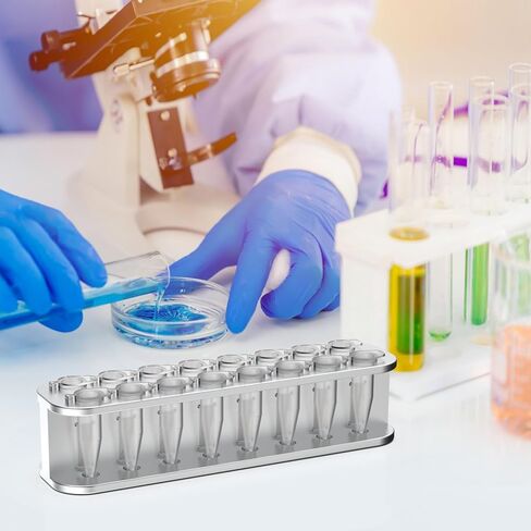 4E's USA 16-Tube Magnetic Separation Rack, Aluminum Magnetic Bead Rack Separator for DNA RNA Purification for 0.5ml, 1.5ml and 2.0ml Microcentrifuge Tubes in Kuwait