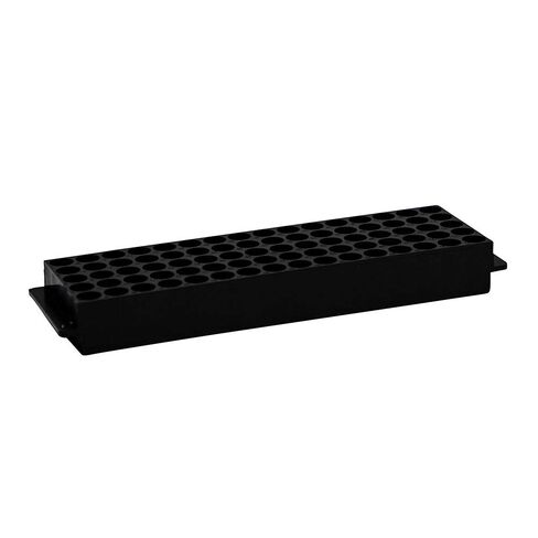 80-Well Tube Rack, Black Polypropylene 5 Racks/Unit in Kuwait