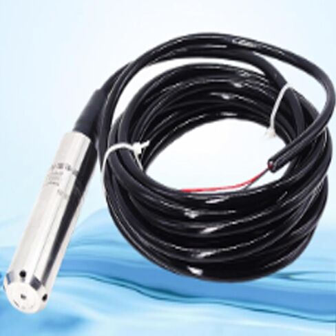 INTBUYING Water Level Sensor 0-65FT Cable 4-20mA Submersible Liquid Level Sensor Throw in Type IP68 24-32VDC for Well Tank Pool in Saudi Arabia