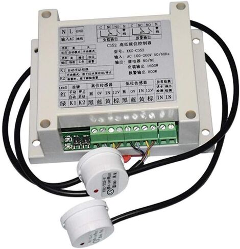 Yosoo XKC Automatic Automatic Switch Relay C352 2P Sensors Liquid Level Control Sunset Valves (XKC-C352-2P) in Saudi Arabia