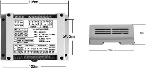 Yosoo XKC Automatic Automatic Switch Relay C352 2P Sensors Liquid Level Control Sunset Valves (XKC-C352-2P) in Saudi Arabia