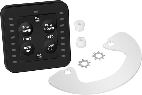 لوحة تحكم SLC-11 LED بلمسة واحدة - بديل للتحكم البيضاوي Lectrotab SETR-61 - متوافق مع مشغلات Lenco & Bennett 12V/24V، لا يتطلب صندوق أسود خارجي in Kuwait