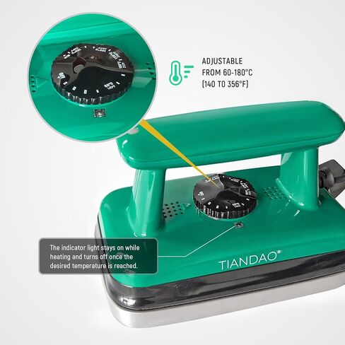 Ski Waxing Iron with Adjustable Temperature 100-127V 800W Portable Wax Tool for Snowboard, Alpine Nordic Skis Quick Heat-Up for Tuning and Maintenance in Saudi Arabia