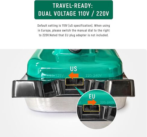 Ski Waxing Iron with Adjustable Temperature 100-127V 800W Portable Wax Tool for Snowboard, Alpine Nordic Skis Quick Heat-Up for Tuning and Maintenance in Saudi Arabia