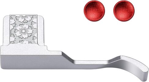 Metal Thumb Grip with Hot Shoe Cover for Fujifilm X100V/X100VI Camera Hot Shoe Thumb Hand Grip (Flowers) in Saudi Arabia