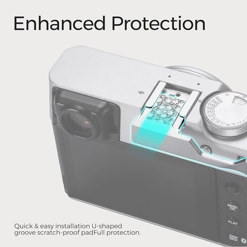 Metal Thumb Grip with Hot Shoe Cover for Fujifilm X100V/X100VI Camera Hot Shoe Thumb Hand Grip (Flowers) in Saudi Arabia
