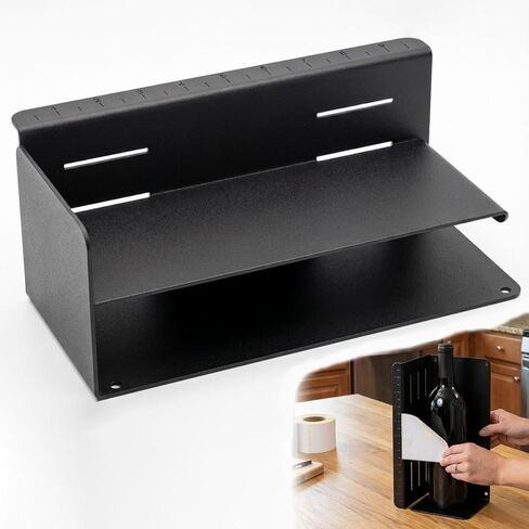 Label Positioning Shelf Candle Label Application Tool for Jars & Bottles Precision Label Positioning System for Manual Labeling Consistent Alignment for Candles, Cosmetics, and Glassware in Saudi Arabia
