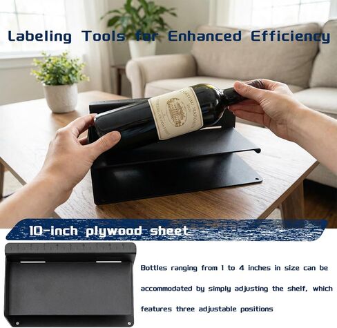 Label Positioning Shelf Candle Label Application Tool for Jars & Bottles Precision Label Positioning System for Manual Labeling Consistent Alignment for Candles, Cosmetics, and Glassware in Saudi Arabia