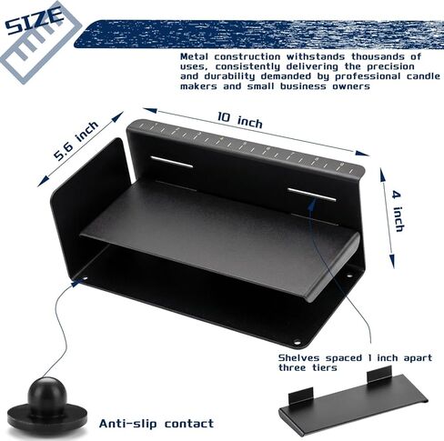 Label Positioning Shelf Candle Label Application Tool for Jars & Bottles Precision Label Positioning System for Manual Labeling Consistent Alignment for Candles, Cosmetics, and Glassware in Saudi Arabia