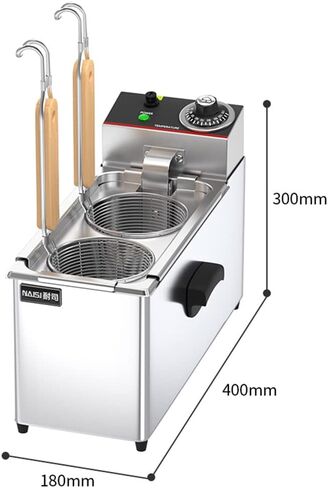 Bench Type Electric Noodle Cooker, Commercial Electric Noodle Cooker, Stainless Steel Double Head Noodle Cooker, Soup Powder Cooker in Saudi Arabia