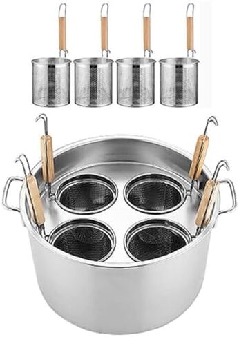 Efficient Pasta Cooker Insert Set with Strainer & Divider Colander - Perfect for Easy Cooking & Meal Prep in Your Kitchen in Saudi Arabia