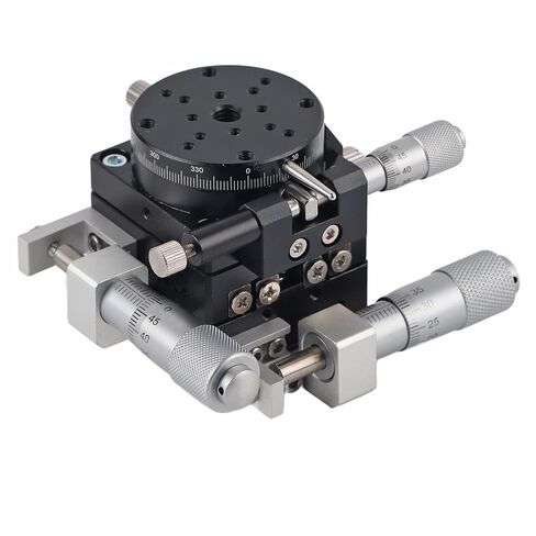 LSP40-LM XYR منصة تشذيب ذات 3 محاور طاولة خطية يدوية لضبط الطاولة المنزلقة φ40mm in Kuwait