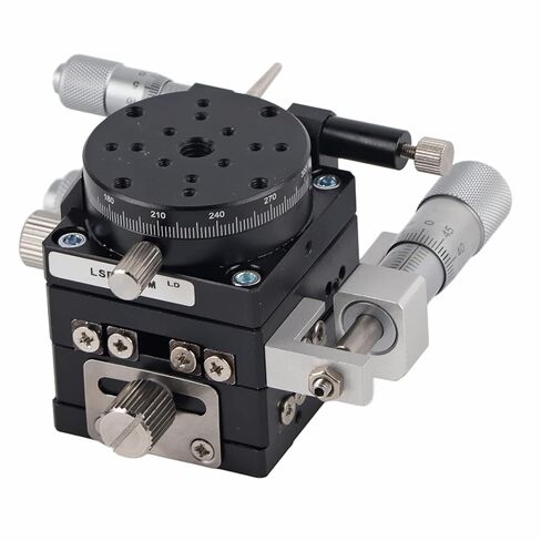 LSP40-LM XYR منصة تشذيب ذات 3 محاور طاولة خطية يدوية لضبط الطاولة المنزلقة φ40mm in Kuwait
