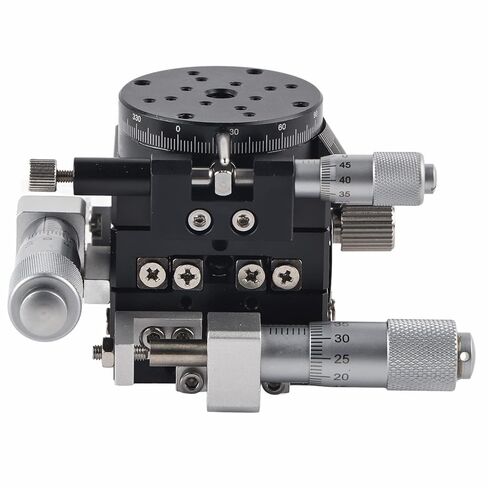 LSP40-LM XYR منصة تشذيب ذات 3 محاور طاولة خطية يدوية لضبط الطاولة المنزلقة φ40mm in Kuwait