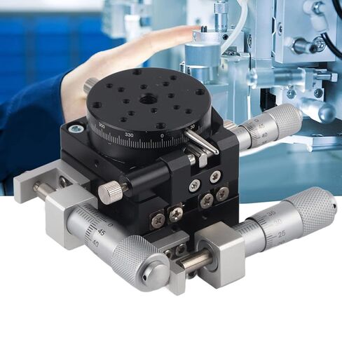 LSP40-LM XYR منصة تشذيب ذات 3 محاور طاولة خطية يدوية لضبط الطاولة المنزلقة φ40mm in Kuwait