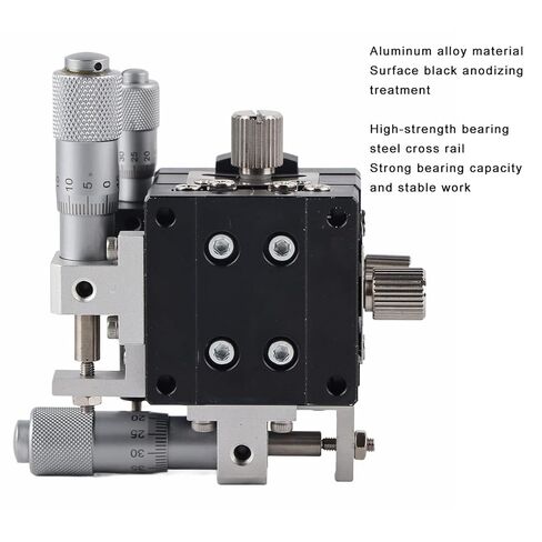 LSP40-LM XYR منصة تشذيب ذات 3 محاور طاولة خطية يدوية لضبط الطاولة المنزلقة φ40mm in Kuwait