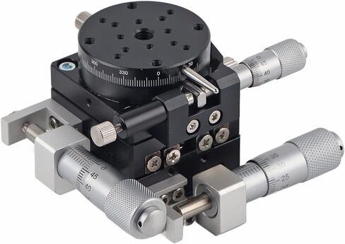 LSP40-LM XYR 3-Axis Trimming Platform, Manual Linear Table, Tuning Sliding Table φ40 mm in Kuwait