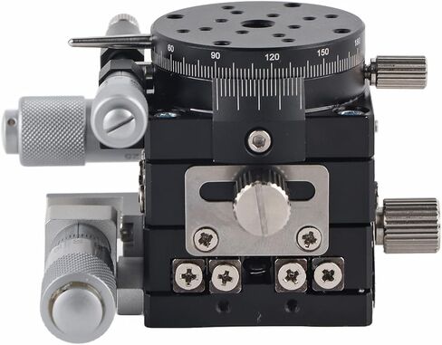 LSP40-LM XYR 3-Axis Trimming Platform, Manual Linear Table, Tuning Sliding Table φ40 mm in Kuwait