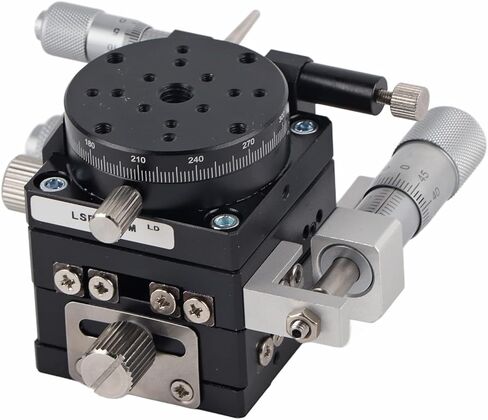 LSP40-LM XYR 3-Axis Trimming Platform, Manual Linear Table, Tuning Sliding Table φ40 mm in Kuwait