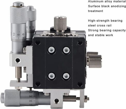 LSP40-LM XYR 3-Axis Trimming Platform, Manual Linear Table, Tuning Sliding Table φ40 mm in Kuwait
