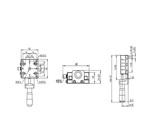 الدقة XY المرحلة LSD-40131CL دليل الموضع المركزي الضبط الدقيق الأصلي in Kuwait