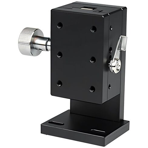 Xyz Precision Z Axis Stage، شريحة CNC يدوية مع قاعدة ثابتة من الفولاذ المقاوم للصدأ باللون الأسود لارتفاع قابل للتعديل in Saudi Arabia