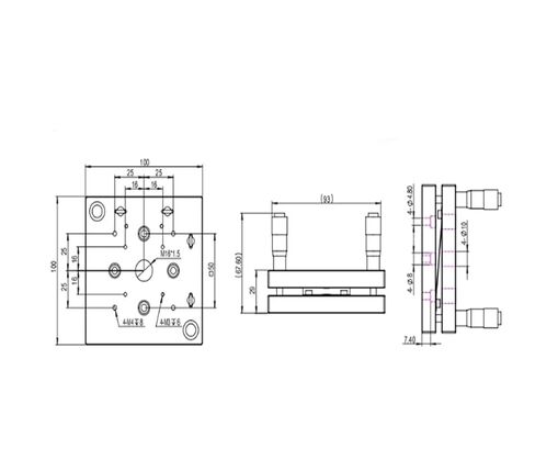 طاولة إمالة دوارة دقيقة LSD-1004WFT منصة زاوية دقيقة أصلية in Kuwait