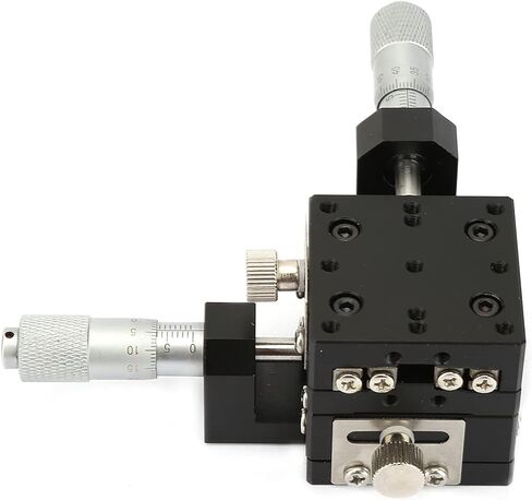 SEMY40-AC Micrometer Manual Sliding Table Linear Step Trimming Platform Cross Rollers 40 x 40 x 40 mm in Kuwait