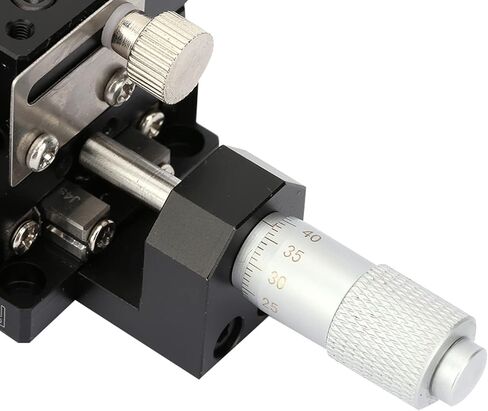 SEMY40-AC Micrometer Manual Sliding Table Linear Step Trimming Platform Cross Rollers 40 x 40 x 40 mm in Kuwait