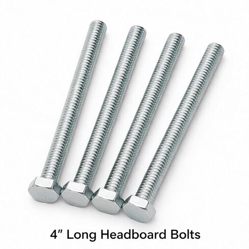 STL Beds Through-Hole Headboard & Footboard Bolt Kit Connector – 2.5" and 4" Bed Rail Hardware for Wood or Metal Beds in Saudi Arabia