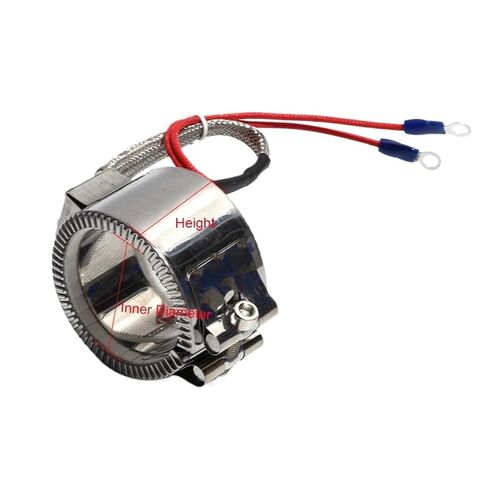 High-Performance Ceramic Band Heater 400W-700W for Injection Molding - 70mm ID, 40-70mm Height(110V,600W 70x60mm) in Saudi Arabia