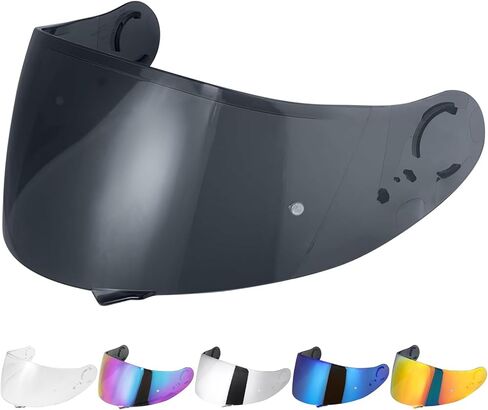 GT Air Visor Repalaction لـ GT Air 2 ، درع خوذة الوجه الخارجي متوافق مع ملحقات CNS-1/NEOTEC/TC-5/TC-9 (قوس قزح) in Kuwait