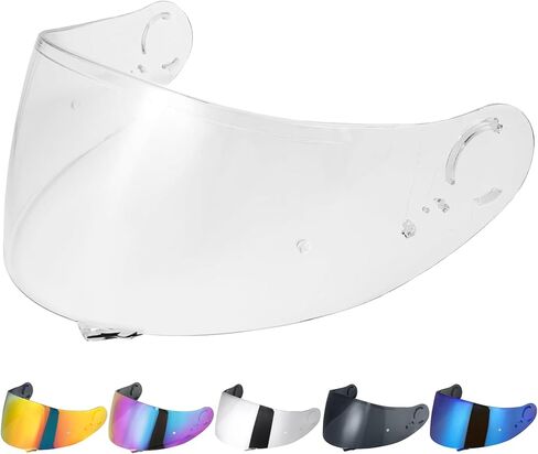 GT Air Visor Repalcement for GT Air 2, Outer Face Helmet Shield Compatible with CNS-1/Neotec/TC-5/TC-9 Accessories (Rainbow) in Kuwait