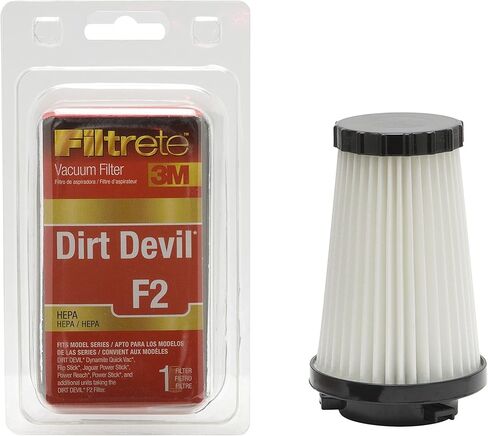 فلتر مكنسة 3M Filtrete Dirt Devil F2 HEPA - فلتر واحد (قد تختلف الألوان) in Saudi Arabia