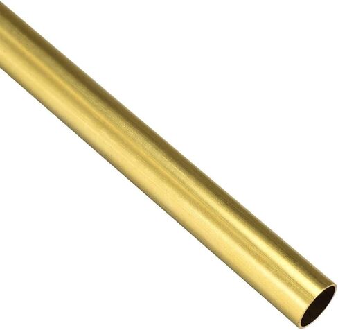 H62 Brass Round Tube Length 500Mm, Outer Diameter 6Mm Wall Thickness 1.2-2Mm Suitable for Gardening Decoration And DIY Crafts,6×1.5×500mm(6x1.5x500mm) in Kuwait