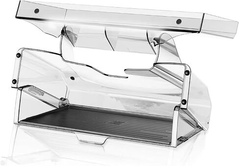 for 2021-2024 Tesla Model Y & 2021-2023 Model 3 Dashboard Screen Holder Hidden Storage Box Rack, Magnetic Prevents Shaking, Transparently-Black Acrylic (Upper + Lower Box) in Saudi Arabia