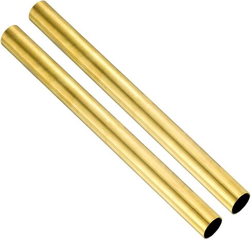 قطعتان من أنبوب مستقيم نحاسي H62 بطول 500 مم، 4 × 0.2 مم -4 × 1 مم مناسب للتطبيقات الدقيقة الصناعية، 4 × 1 × 500 مم (4 × 1 × 500 مم) in Kuwait