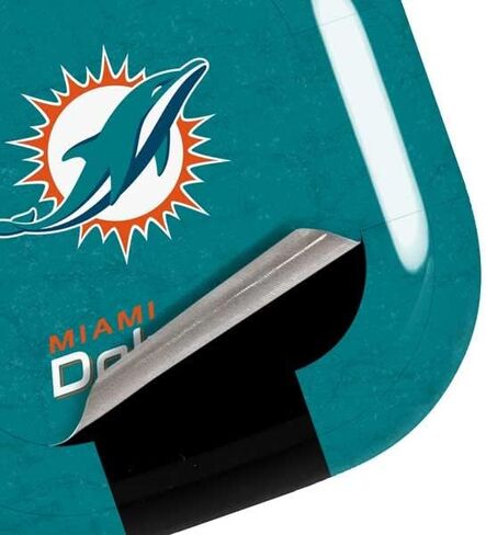 Skinit Decal Audio Skin Compatible with Samsung Galaxy Buds Pro - Officially Licensed NFL Miami Dolphins Distressed- Aqua Design in Saudi Arabia