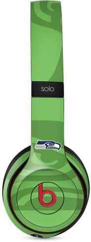 Skinit Decal Audio Skin Compatible with Beats Solo 3 Wireless - Officially Licensed NFL Seattle Seahawks Double Vision Design in Saudi Arabia