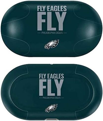 Skinit Decal Audio Skin Compatible with Samsung Galaxy Buds+ - Officially Licensed NFL Philadelphia Eagles Team Motto Design in Saudi Arabia