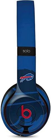 Skinit Decal Audio Skin Compatible with Beats Solo 2 Wireless - Officially Licensed NFL Buffalo Bills Double Vision Design in Saudi Arabia
