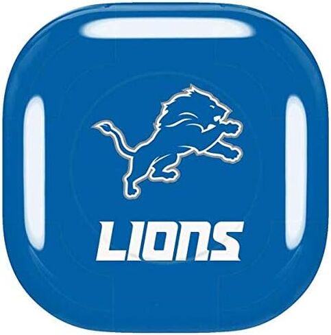 غلاف صوتي من Skinit متوافق مع Samsung Galaxy Buds Pro - تصميم مرخص رسميًا من NFL Detroit Lions in Saudi Arabia