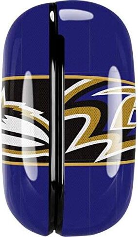 Skinit Decal Audio Skin Compatible with Samsung Galaxy Buds Pro - Officially Licensed NFL Baltimore Ravens Zone Block Design in Saudi Arabia