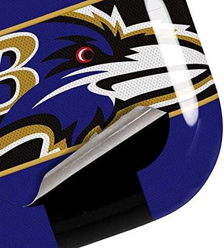 Skinit Decal Audio Skin Compatible with Samsung Galaxy Buds Pro - Officially Licensed NFL Baltimore Ravens Zone Block Design in Saudi Arabia